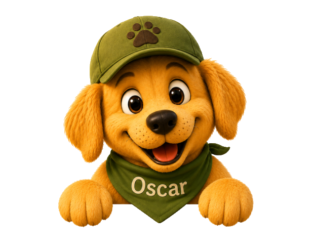 Oscar, the Prairie Bones mascot